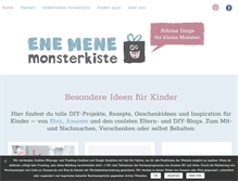 Tablet Screenshot of monsterkiste.de
